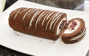 Black forest roulade